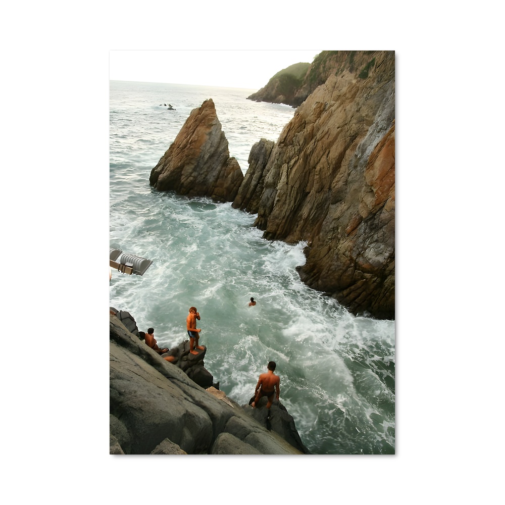 Poster Plongeon à La Quebrada
